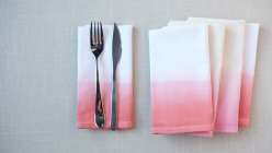 Dip-Dye Ombre Napkins