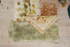 Eco Printing on Fabric: 12/11/18