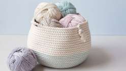 Stitched Rope Basket