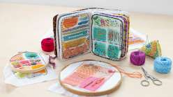 An image from Rebecca Ringquist's Embroidered Sampler Passport Book: A Daily Practice class on Creativebug