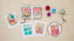 Embroidered Sampler Passport Book: A Daily Practice