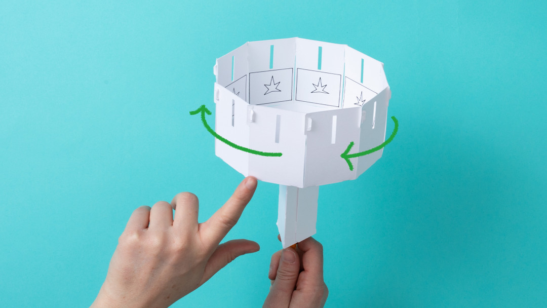 STEAM: Make a Paper Zoetrope by Jamie Hudson - Creativebug