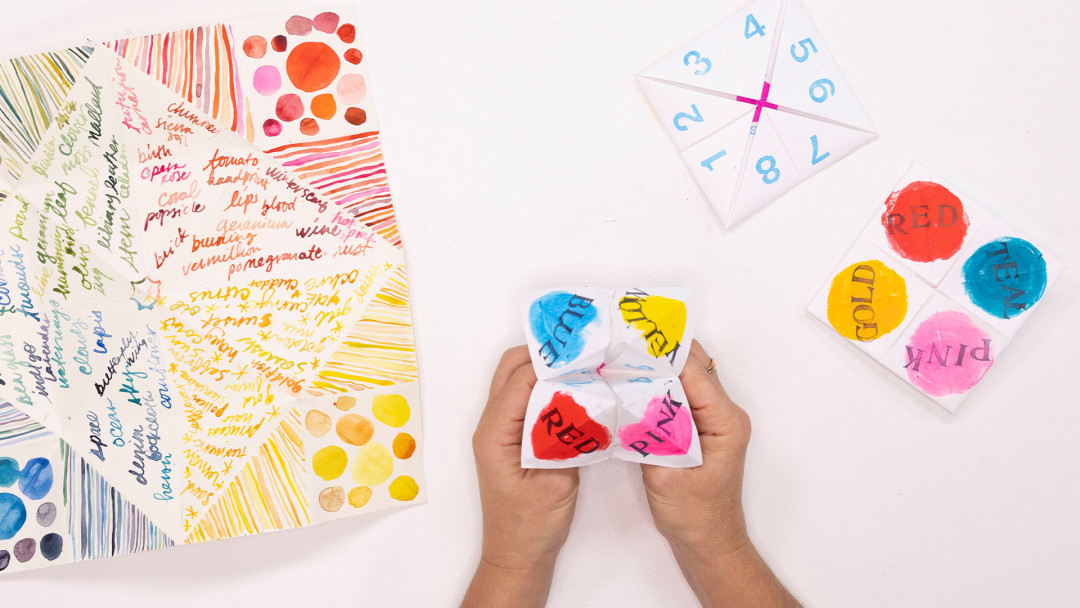 Make a Paper Fortune Teller by Courtney Cerruti - Creativebug