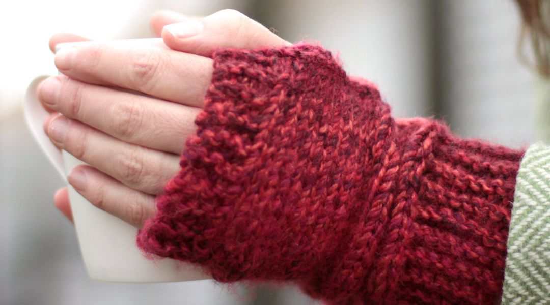 Learn to Knit: Fingerless Gloves