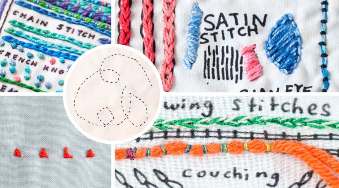 Mixtape: 5 Embroidery Stitches