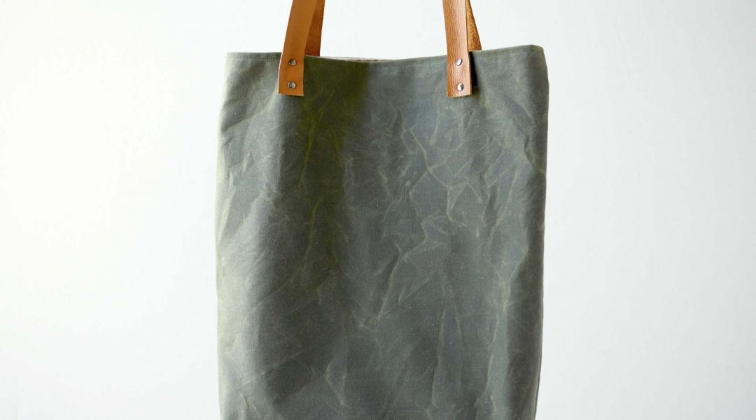 Sew a Waxed Canvas Tote Bag