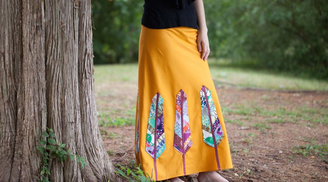 Birds of a Feather Maxi Skirt