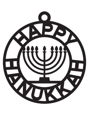 Hanukkah Tag SVG