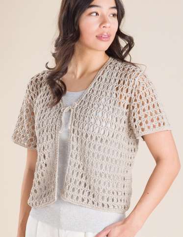 Crochet Mesh Beachside Cardigan