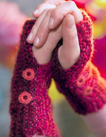 Learn to Knit: Fingerless Gloves