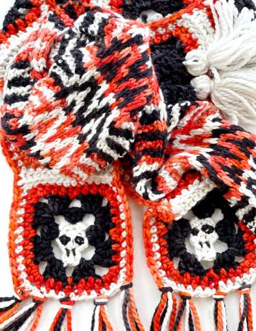 Skull Squared Scarf