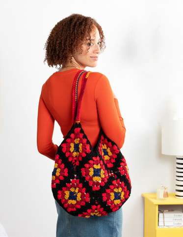 In The Bag Granny Crochet Tote