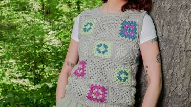 Crochet Granny Patchwork Vest