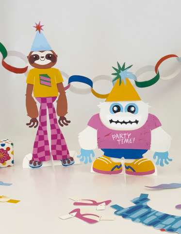 Creativebug and Friends Party Paper Dolls