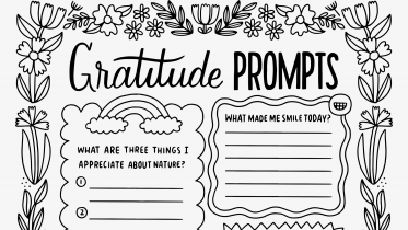 Gratitude Prompts Printable