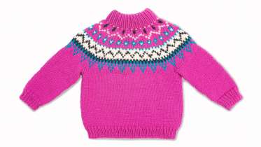 Knit Child Yoke Sweater