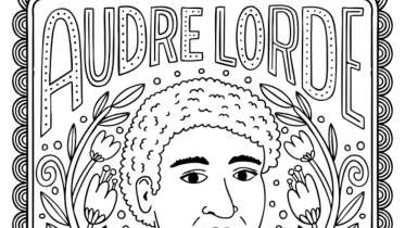 Audre Lorde Coloring Page