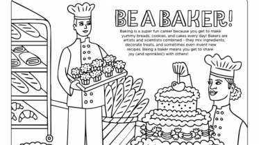 Women in Baking Coloring Page