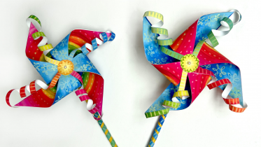Rainbow Pinwheel