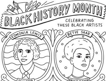Celebrating Black History Coloring Page