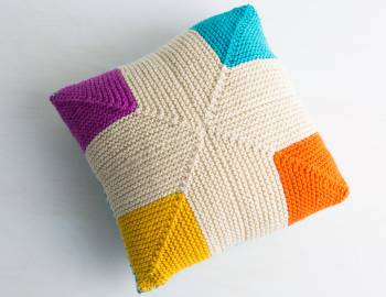 Mitered Knitting: Make a Pillow