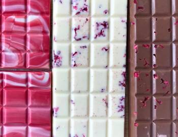 Raspberry Chocolate Bars: 2/14/17