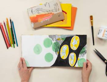 Crafting Together: Sketchbook Pages with Rebecca Ringquist