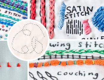 Mixtape: 5 Embroidery Stitches