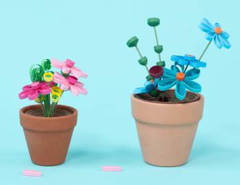 Paper Quill Mini Potted Flowers