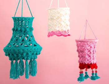 Crochet Home Decor: Make Hanging Lanterns