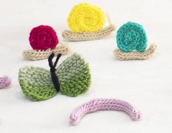 Kids Knitting: I-Cord and Garter Stitch Bugs