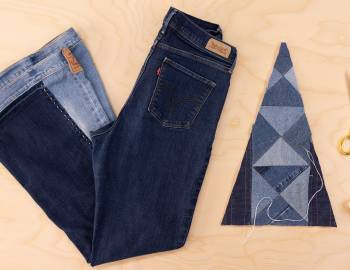 Upcycled Denim: Side Seam Remix
