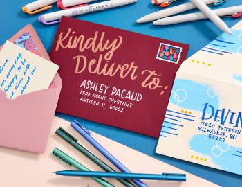 Creativebug x Paper Source Live: Pen Pal Packet Workshop